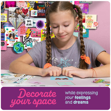 Wall Collage Craft Kit for Teen Girls – DIY Art Gift for Ages 11–16 – Fun Creative Project for Tweens