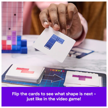 Spin Master Games, Tetris: The Board Game, Multiplayer Head-to-Head Challenge, 2-4 Players, for Ages 8 and up