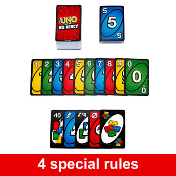 UNO Show ‘em No Mercy Card Game for Kids, Adults & Family Night, Parties and Travel