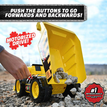 Maxx Action 18" Motorized Lights and Sound Maxx Power 2-in-1 Dig Rig, Children 3+