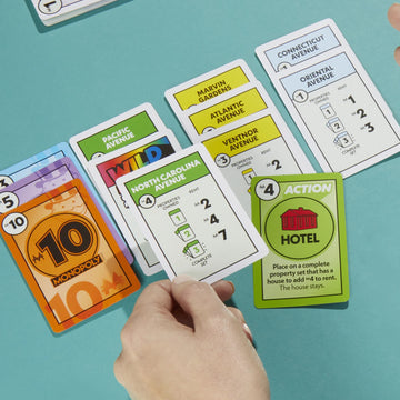 Monopoly Deal Card Game, Quick-Playing Family Card Game for 2-5 Players, Easter Basket Stuffers, Ages 8+