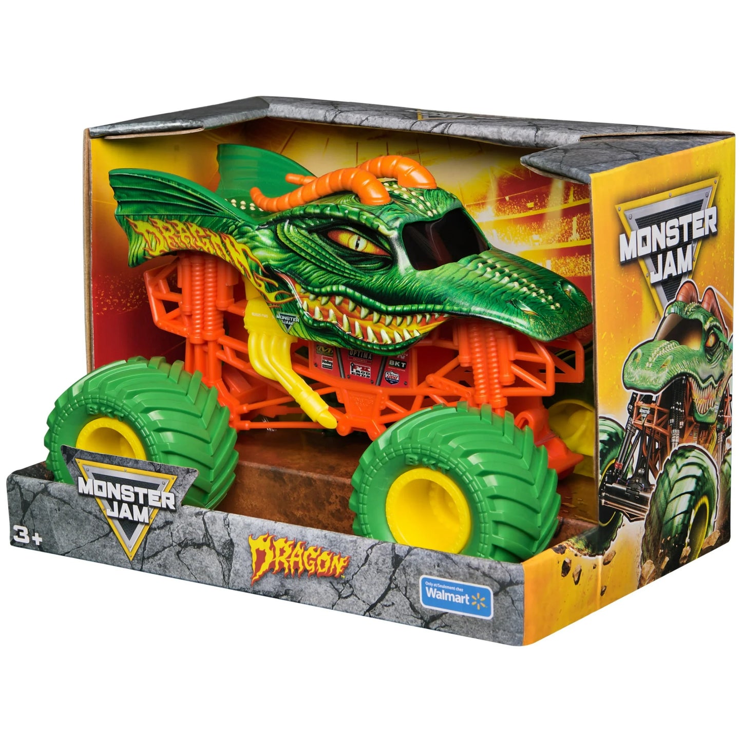Monster Jam, Official Dragon Monster Truck Vehicle in 1:24 Scale