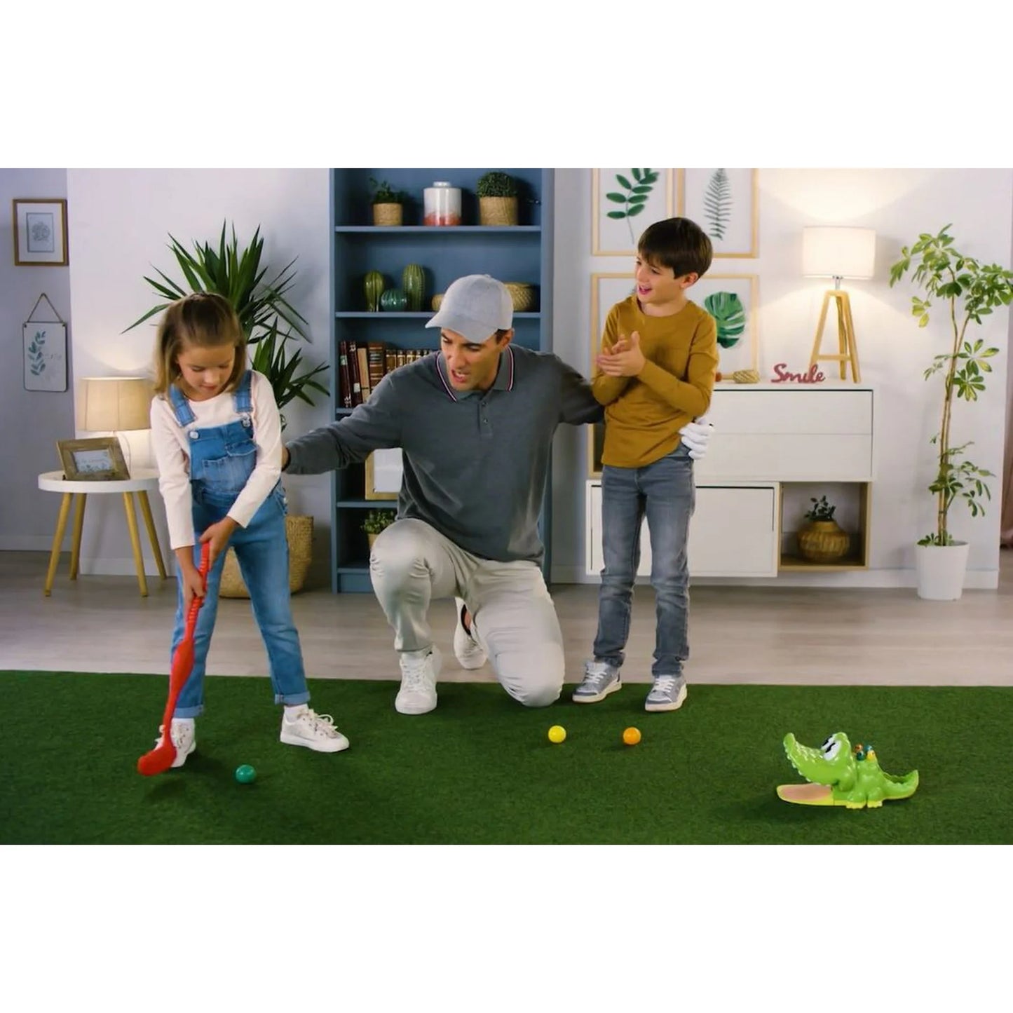 Goliath Games - Gator Golf- The Fun Play-at-Home Mini-Golf Skill & Action Game