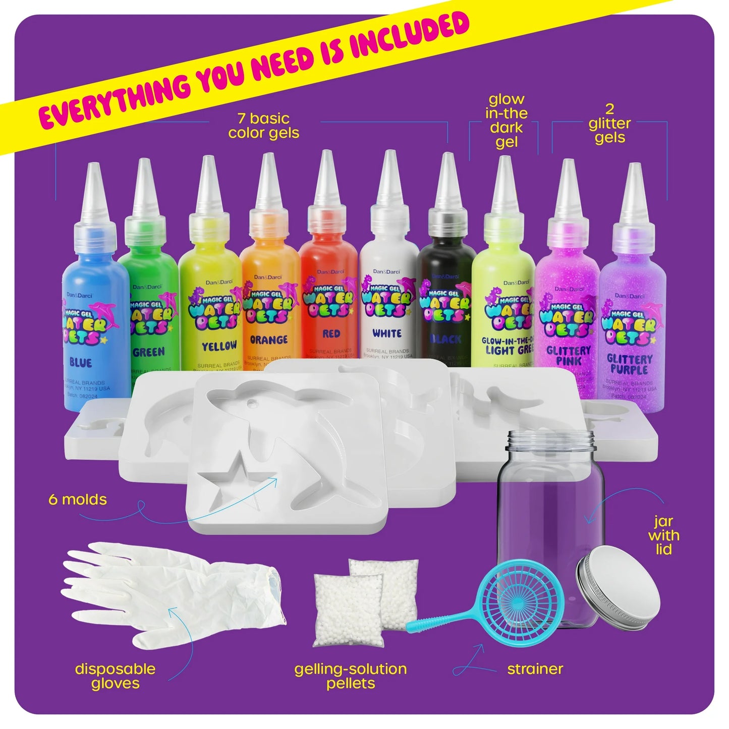 Water Pets for Kids - Aqua Fairy Gel Kit - DIY Easter Fun Craft for Kids - Gifts for Girls & Boys Ages 6-12 Years