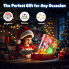 Rechargable "13.7"X10" LED Light-Up Dry Erase Board with 7-Color Neon Doodle Glow, Adjustable Lights Button & Stand - Night Light for Kids Room/Office/Gift, Includes 5 Markers (light pink)