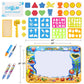 Doodle Drawing Mat, 40 x 32 inch Large Aqua Magic Water Drawing Mat Toy Gifts for Boys Girls Kids Painting Writing Pad Educational Learning Toys for Toddler 3 4 5 6 Years Old