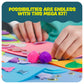 Arts & Crafts Vault - Craft Supplies Kit for Kids - Activity Crafting in a Box - Gifts for Girls & Boys Ages 4-12 Years