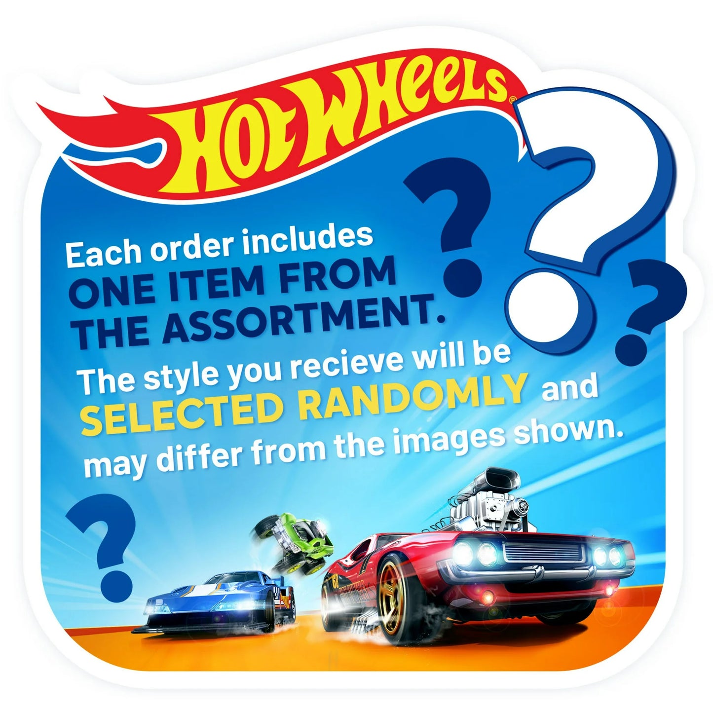 Hot Wheels 1:64 Scale Basic Toy Car or Truck (1 Car, Styles and Colors May Vary, Item May not be Pictured)