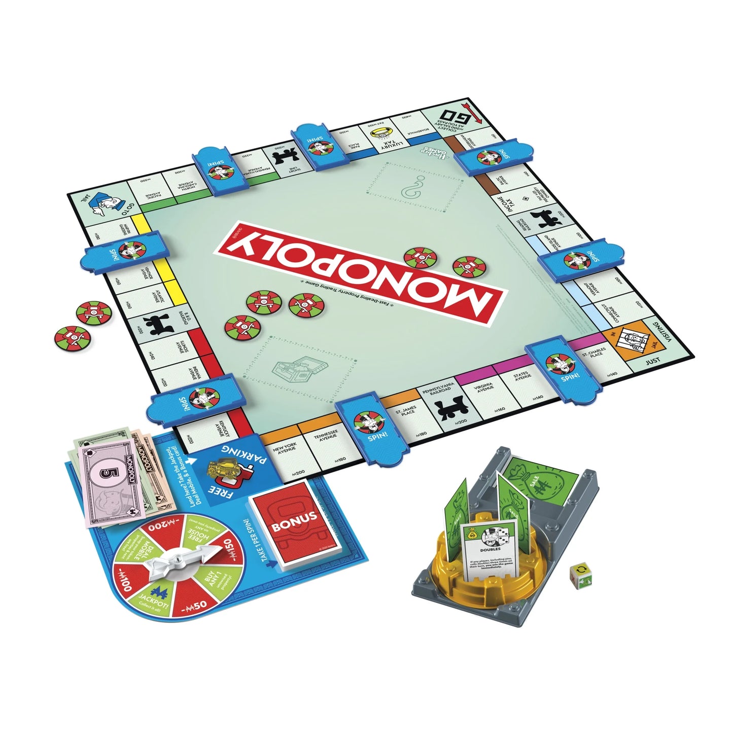 Monopoly Ultimate Bundle, Monopoly Classic Game and 2 Expansion packs, Family Board Games, Ages 8 and up