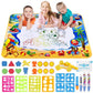 Doodle Drawing Mat, 40 x 32 inch Large Aqua Magic Water Drawing Mat Toy Gifts for Boys Girls Kids Painting Writing Pad Educational Learning Toys for Toddler 3 4 5 6 Years Old