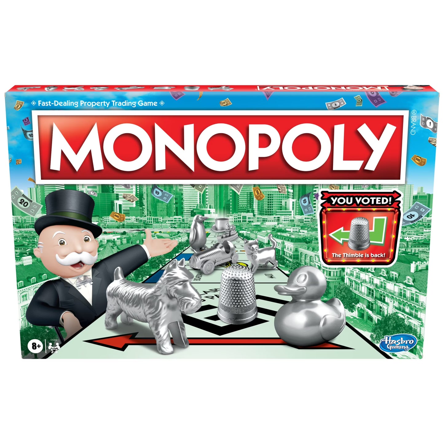 Monopoly Board Game, Family Board Game for 2 to 6 Players, Easter Gifts for Kids