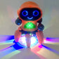 Lvelia Robot Toy for Kids, Intelligent Electronic Walking Dancing Robot Toys with Flashing Lights and Music for Age 3-12 Year Old Boys Girls Birthday Gift Present,Orange