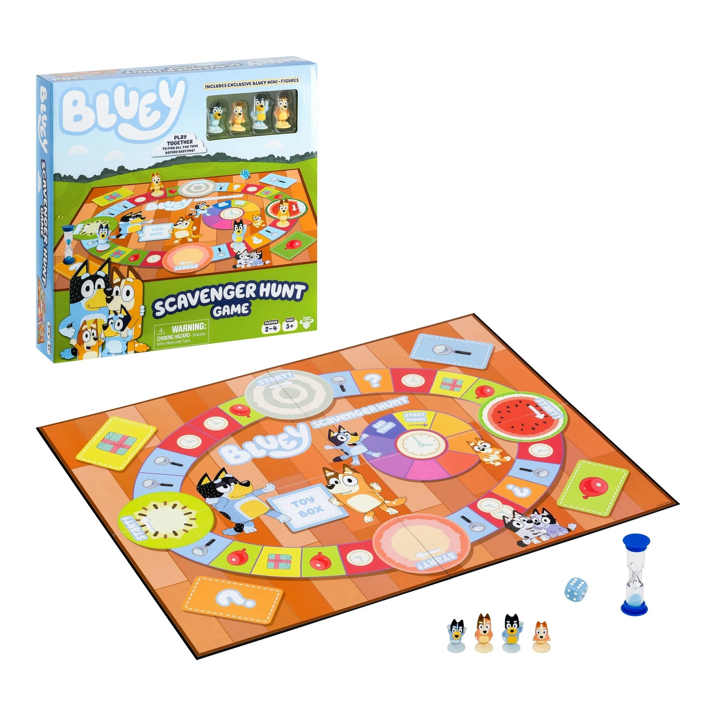 Bluey Scavenger Hunt Game, A Fun Board Game Full of Fun Activities, Ages 3+