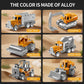 Lucky Doug Construction Toy Truck for Toddler, Boy Truck with 6 Metal Construction Cars, Toys for Boys Ages 3-6-8