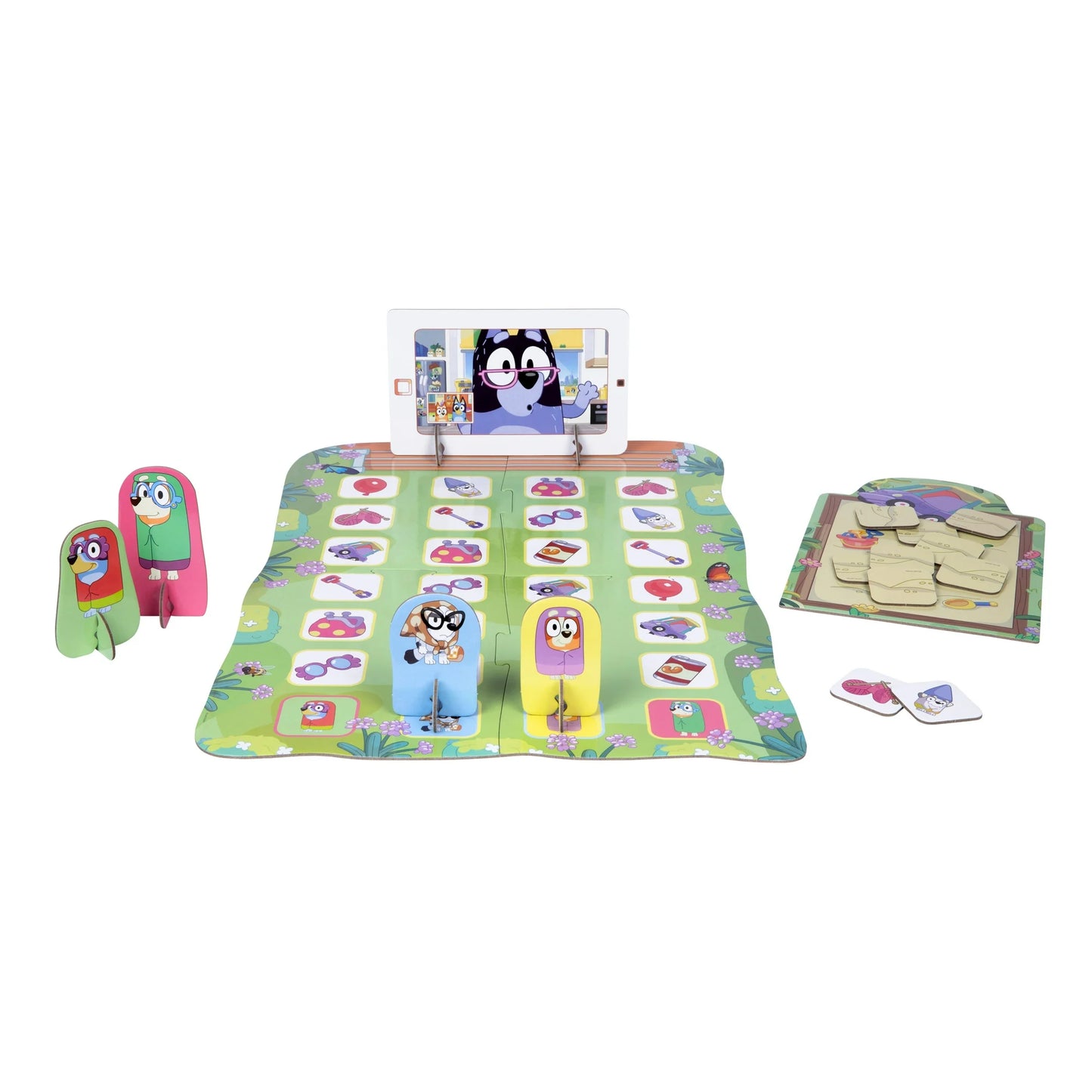 Bluey Grannies Game, Collect Grannies Items Like Glasses and Walking Sticks, Race To Be The First To Call Nana and Start A Flossing Party, 2-4 Players, Ages 3+
